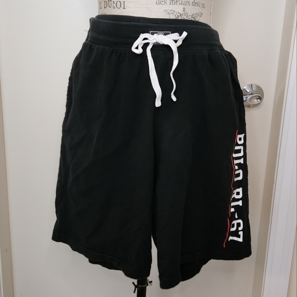Ralph Lauren black gym shorts